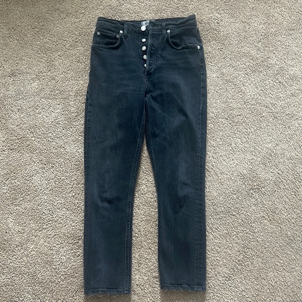 Agolde light black jeans